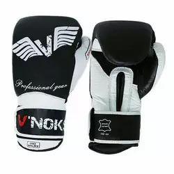 Боксерские перчатки V`Noks Aria V`Noks  10oz Черно-белый (37349005)