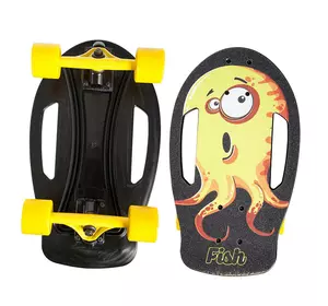 Скейтборд Fish SK-420    Черно-желтый (60508270)