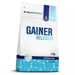 Гейнер для набора массы, Gainer Delicious, All Nutrition  1000г Соленое арахисовое масло (30003003)