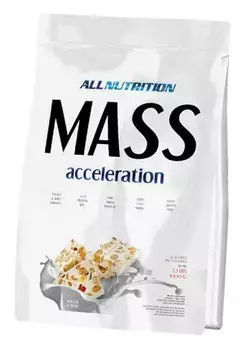 Белково углеводная смесь, Mass Acceleration, All Nutrition  1000г Капучино (30003002)