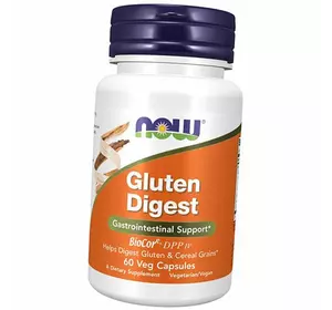 Ферменты для переваривания глютена, Gluten Digest, Now Foods  60вегкапс (69128034)