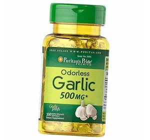 Чеснок без запаха, Odorless Garlic 500, Puritan's Pride  100гелкапс (71367010)