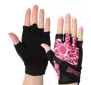 Перчатки для фитнеса Tapout SB168509 Maraton  S Черно-розовый (07446058)