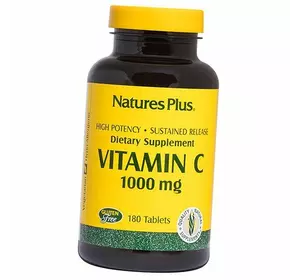 Витамин С с Шиповником медленного высвобождения, Vitamin C 1000, Nature's Plus  180таб (36375067)