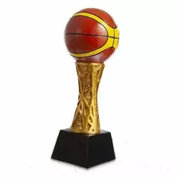 Статуэтка наградная Баскетбольный мяч HX1422     Черно-золотой (33429100)