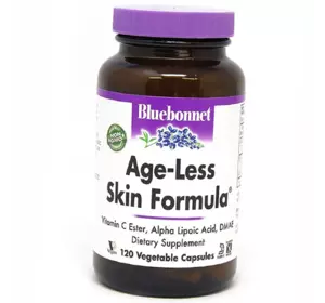 Формула омоложения кожи, Age-Less Skin Formula, Bluebonnet Nutrition  120вегкапс (70393014)