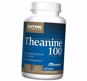 Теанин, Theanine 100, Jarrow Formulas  60вегкапс (27345005)