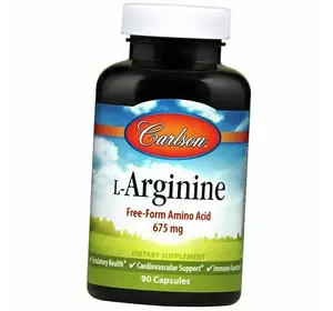 Аргинин, L-Arginine, Carlson Labs  90капс (27353006)