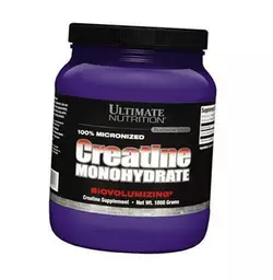 Креатин Моногидрат микронизированный, Creatine Monohydrate Powder, Ultimate Nutrition  1000г (31090003)