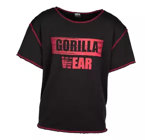 Футболка Wallace Workout Gorilla Wear  S/M Черно-красный (06369371)