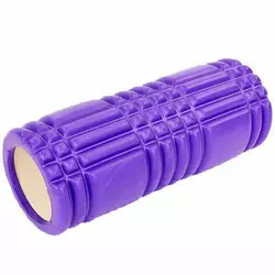 Роллер для йоги и пилатеса FI-6277    33см Фиолетовый (33508028)