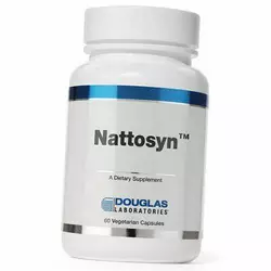 Наттокиназа, Гесперидин и Гранат, для здорового кровотока, Nattosyn, Douglas Laboratories  60вегкапс (72414020)