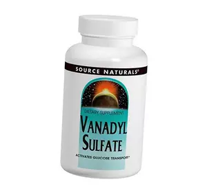 Ванадий сульфат, Vanadyl Sulfate, Source Naturals  100таб (36355022)