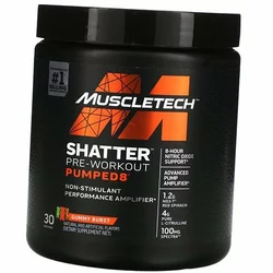 Предтренировочная добавка, Shatter Pre-Workout Pumped8, Muscle Tech  243г Желейная конфета (11098005)