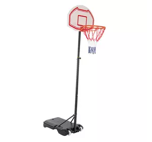 Стойка баскетбольная мобильная со щитом Junior S018    Красный (57508495)
