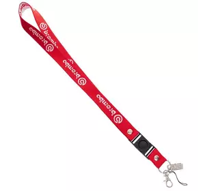 Шнурок для ключей на шею Brembo M-4559-29     Красный (33508187)