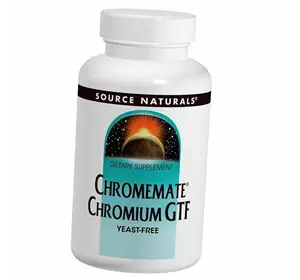 Хром GTF, Chromium GTF, Source Naturals  240таб (36355120)