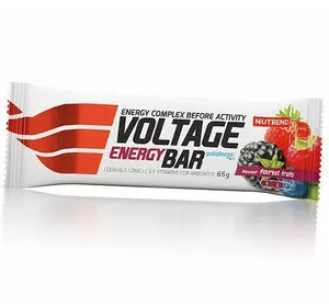 Энергетический Батончик, Voltage Energy Bar, Nutrend  65г Лесная ягода (14119009)