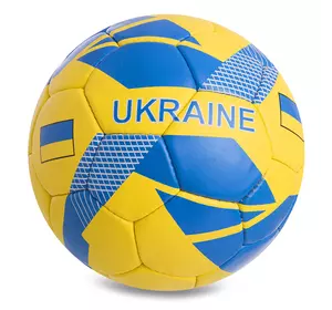 Мяч футбольный Ukraine FB-0745 Ballonstar  №5 Желто-синий (57566143)