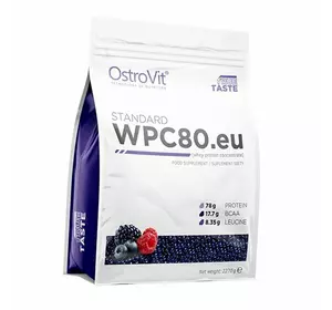 Концентрат Сывороточного Протеина, WPC80.eu standart, Ostrovit  2270г Дикая ягода (29250004)