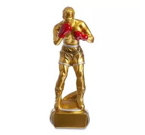 Статуэтка наградная спортивная Бокс Боксер HX4588-B5     Золотой (33508265)