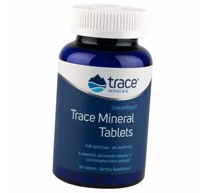 Мультиминералы, ConcenTrace Trace Mineral, Trace Minerals  90таб (36474003)