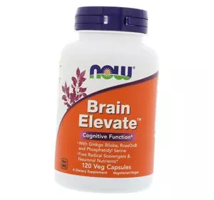Комплекс для когнитивной функции, Brain Elevate, Now Foods  120вегкапс (71128133)