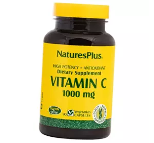 Витамин С, Аскорбиновая кислота, Vitamin C 1000 Caps, Nature's Plus  90капс (36375146)