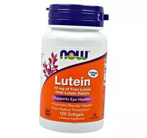 Лютеин, Lutein 10, Now Foods  120гелкапс (72128013)