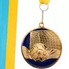 Медаль спортивная с лентой Футбол C-3975-1     Золотой (33508317)