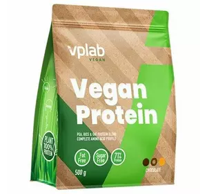 Протеин Веганский, Vegan Protein, VP laboratory  500г Шоколад (29099010)