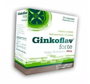 Экстракт листьев гинкго билоба, Ginkoflav Forte, Olimp Nutrition  60капс (71283002)