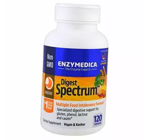 Спектр пищеварения, Digest Spectrum, Enzymedica  120капс (69466020)