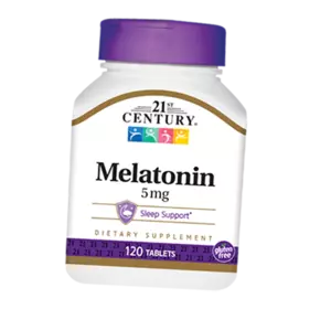 Мелатонин, Melatonin 5, 21st Century  120таб (72440003)
