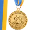 Медаль спортивная с лентой Футбол C-7020     Золотой (33508319)