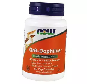 Пробиотики для улучшения желудочного тракта, Gr8-Dophilus, Now Foods  60вегкапс (69128007)