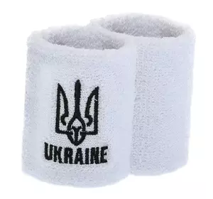 Напульсник спортивный махровый Ukraine BC-9282    Белый (35508020)