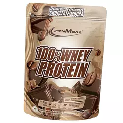 Сывороточный протеин, 100% Whey Protein, IronMaxx  500г пакет Шоколад-мокка (29083009)
