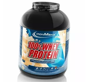Сывороточный протеин, 100% Whey Protein, IronMaxx  2350г Белый шоколад с клубникой (29083009)