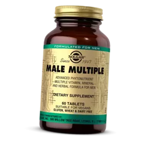 Витамины для мужчин, Male Multiple, Solgar  60таб (36313018)