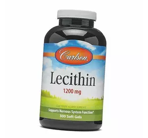 Лецитин соевый, Lecithin 1200, Carlson Labs  280гелкапс (72353001)