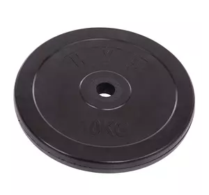 Блины (диски) обрезиненные Shuang Cai Sports TA-1445 FDSO  10кг  Черный (58508110)