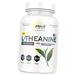 Л Теанин, L-Theanine 500, Genius Nutrition  60капс (27562007)