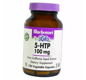 Гидрокситриптофан, 5-HTP 100, Bluebonnet Nutrition  120вегкапс (72393006)