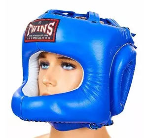 Шлем боксерский с бампером HGL-9 Twins  XL Синий (37426049)