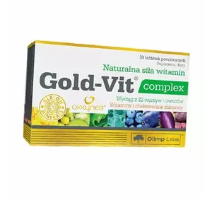 Витаминно-минеральный комплекс, Gold-Vit complex, Olimp Nutrition  30таб (36283097)