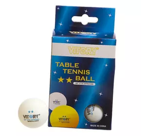 Набор мячей для настольного тенниса Vitory MT-1892    Белый 6шт (60508451)