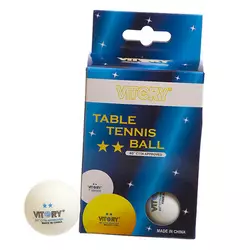 Набор мячей для настольного тенниса Vitory MT-1892    Белый 6шт (60508451)