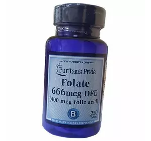 Фолат, Folic Acid 400, Puritan's Pride  250таб (36367018)