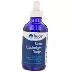 Кето-Электролиты, Keto Electrolyte Drops, Trace Minerals  118мл (36474013)